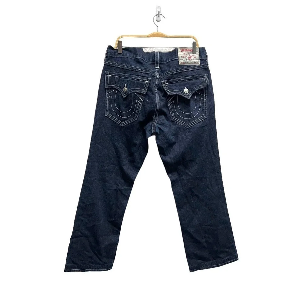 True Religion Ricky Blue Dark Wash Jeans Men’s Size 36‎